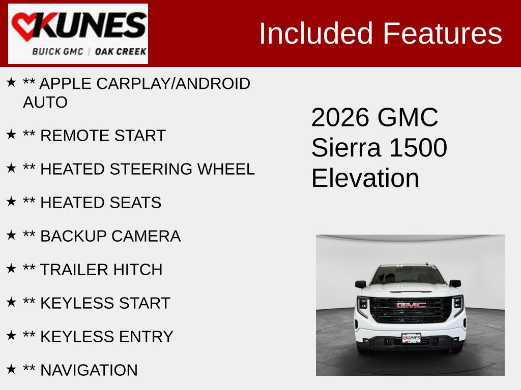 Used 2026 GMC Sierra 1500 Elevation AWD/4WD image 2
