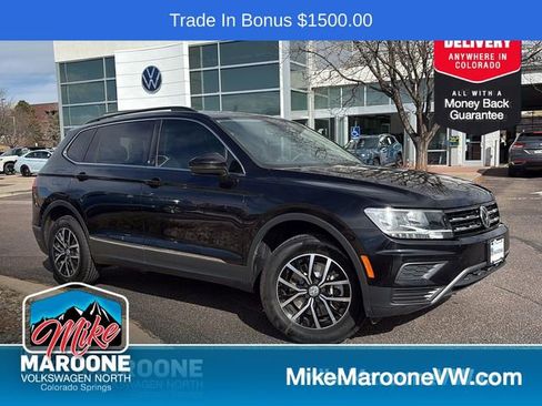 Used 2021 Volkswagen Tiguan SE w/ Panoramic Sunroof Package image 1