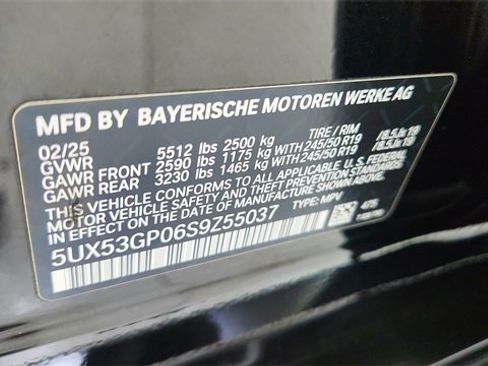 Used 2025 BMW X3 xDrive30i w/ M Sport Package image 59