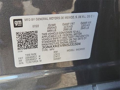 Used 2022 Chevrolet Equinox LT image 33