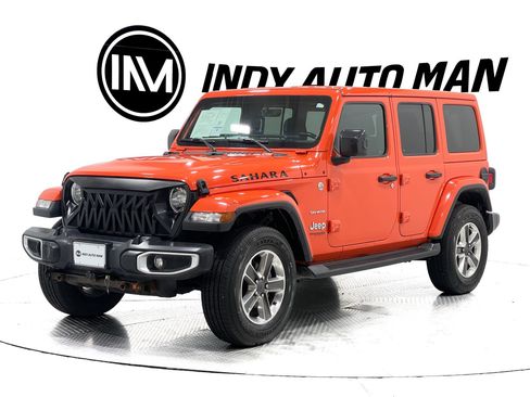 Used 2020 Jeep Wrangler Unlimited Sahara w/ Uconnect 4C Nav & Sound Group AWD/4WD image 8