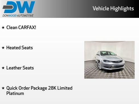 Used 2017 Chrysler 200 Limited Platinum image 3