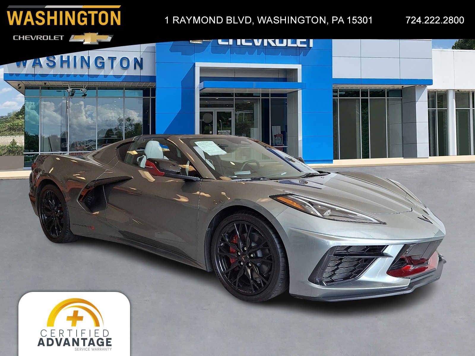 Used 2024 Chevrolet Corvette Stingray Preferred Cpe w/ Battery Protection Package RWD image 1