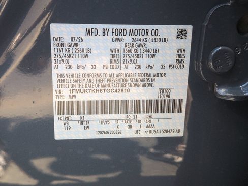 Used 2026 Ford Explorer ST-Line w/ ST-Line Street Pack RWD image 39