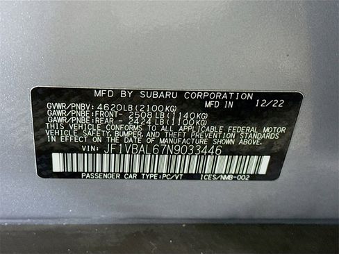 Certified 2022 Subaru WRX Limited image 38