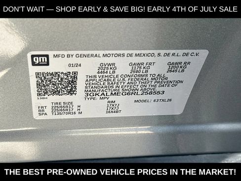 Used 2024 GMC Terrain SLE FWD image 40