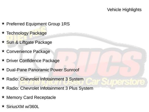 Used 2021 Chevrolet TrailBlazer RS w/ Sun and Liftgate Package FWD image 11