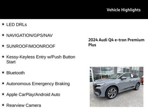Used 2024 Audi Q4 e-tron Premium Plus w/ Premium Plus image 28
