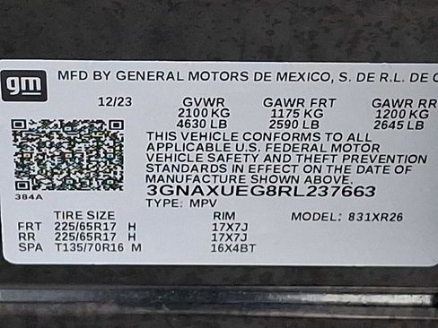 Used 2024 Chevrolet Equinox LT AWD/4WD image 25