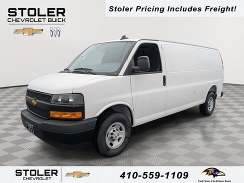 New 2025 Chevrolet Express 2500 Extended w/ Safety Package RWD image 1