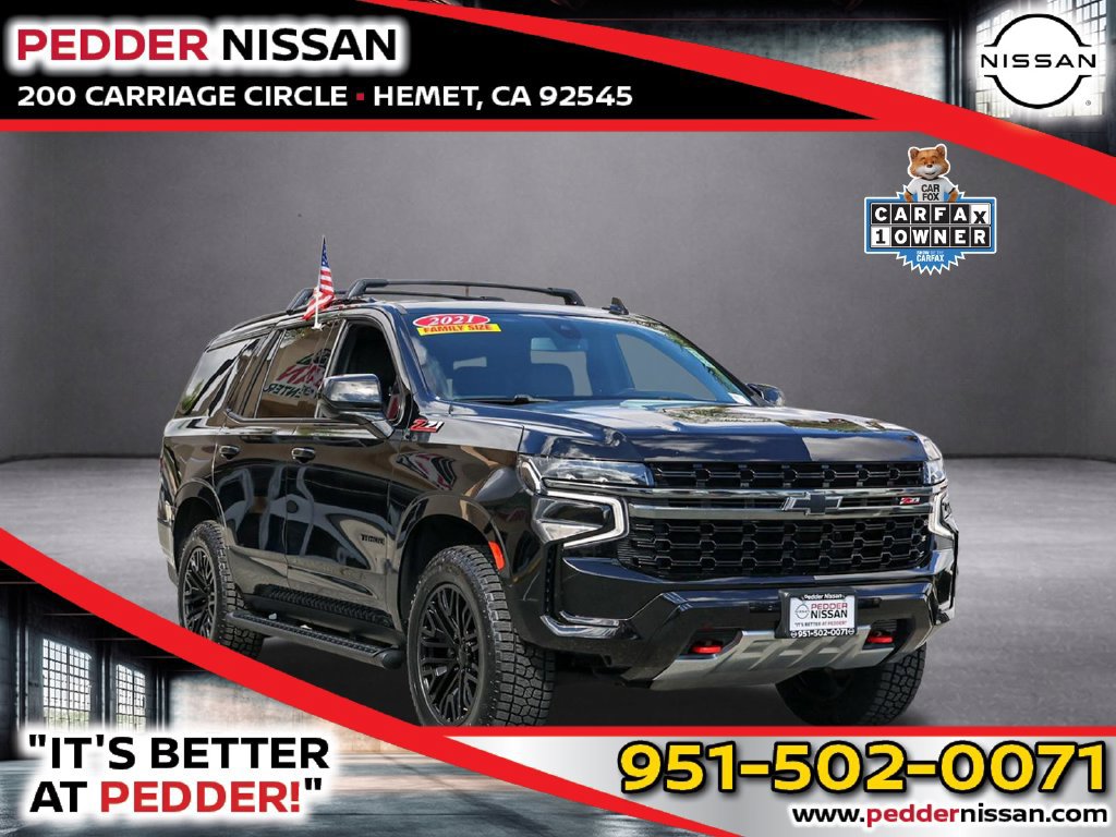 Used 2021 Chevrolet Tahoe Z71 w/ Rear Media and Nav Package AWD/4WD image 1