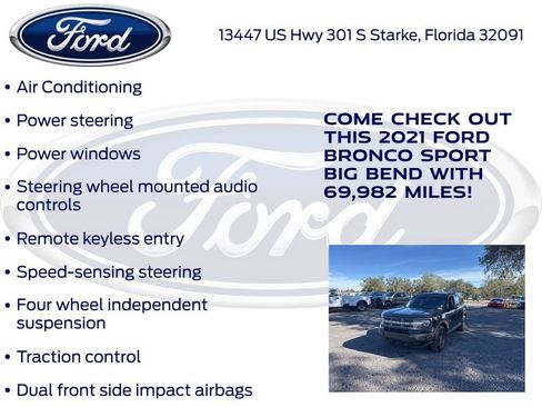 Used 2021 Ford Bronco Sport Big Bend image 22