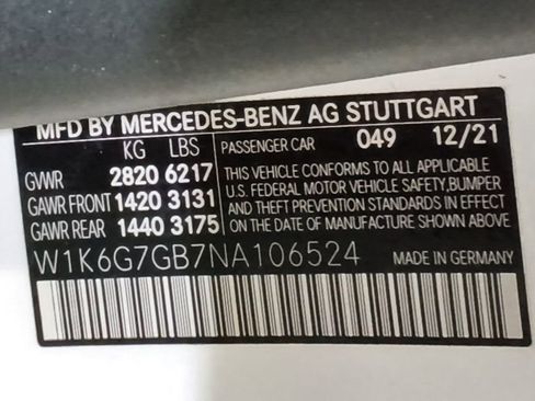 Used 2022 Mercedes-Benz S 580 4MATIC Sedan w/ AMG Line Package image 16