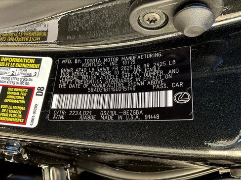 New 2025 Lexus ES 350 w/ Premium Package image 22