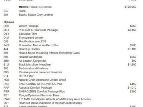 Certified 2023 Mercedes-Benz EQS 580 4MATIC SUV image 4