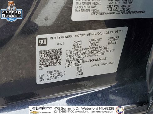 Certified 2024 Chevrolet Silverado 1500 LT Trail Boss w/ Convenience Package II image 36