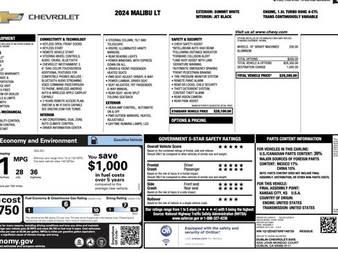 Used 2024 Chevrolet Malibu LT image 4