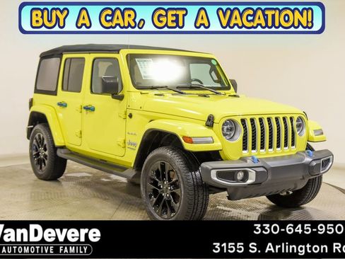 Used 2022 Jeep Wrangler Unlimited Sahara w/ Safety Group AWD/4WD image 1