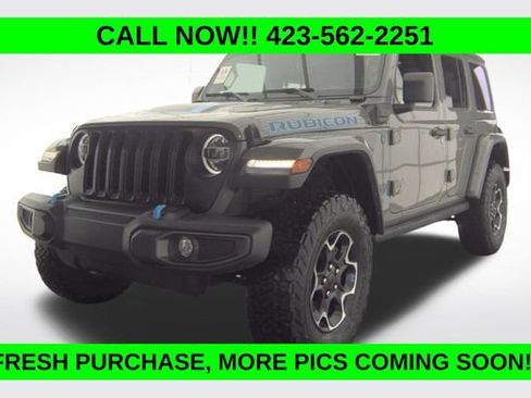 Used 2022 Jeep Wrangler Unlimited Rubicon 4xe w/ Cold Weather Group AWD/4WD image 1