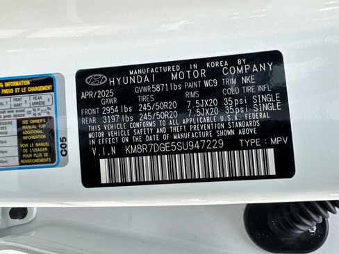 Used 2025 Hyundai Palisade Calligraphy AWD/4WD image 93