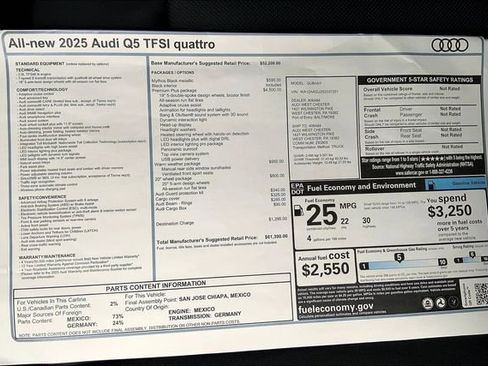 New 2025 Audi Q5 Premium Plus image 18