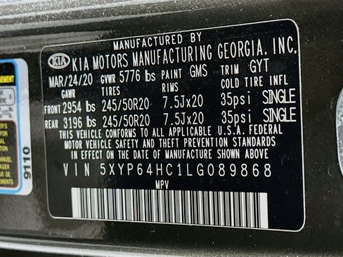 Used 2020 Kia Telluride S FWD image 12