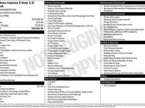 Used 2014 Subaru Impreza 2.0i image 8