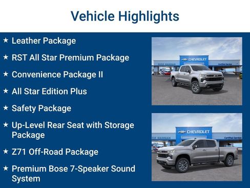 New 2026 Chevrolet Silverado 1500 RST w/ RST All Star Premium Package AWD/4WD image 3