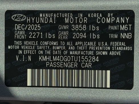 New 2026 Hyundai Elantra Sport w/ Cargo Package FWD image 25