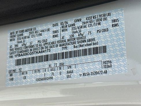 New 2026 Ford Transit 350 148 Medium Roof Wagon AWD image 32