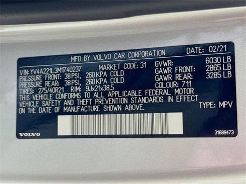 Used 2021 Volvo XC90 T6 Inscription image 35