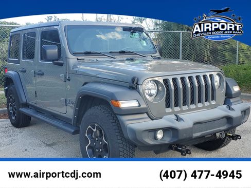 Used 2021 Jeep Wrangler Unlimited Sport image 1