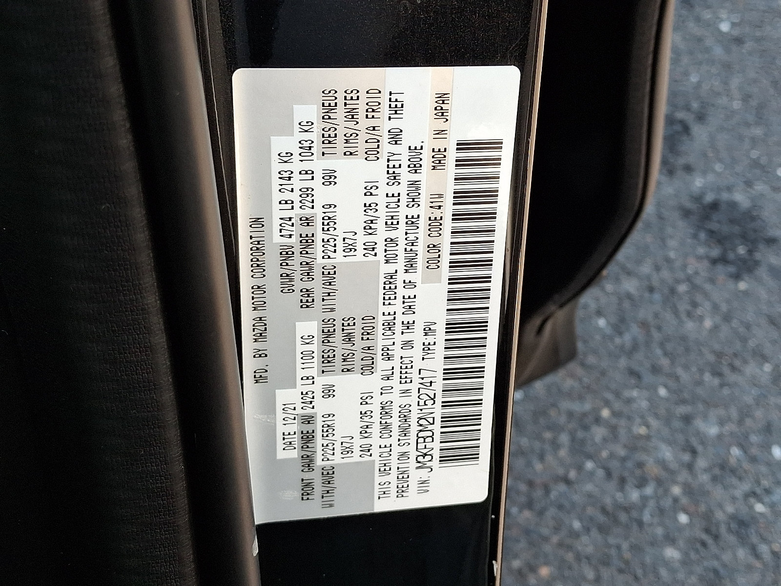 Certified 2022 MAZDA CX-5 AWD 2.5 S w/ Premium Package image 30