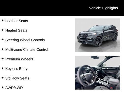 Certified 2024 Ford Explorer ST-Line w/ Class IV Trailer Tow Package AWD/4WD image 11