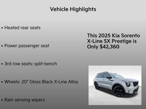 New 2025 Kia Sorento SX Prestige image 15