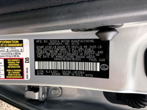 Used 2024 Lexus ES 350 w/ Premium Package FWD image 36