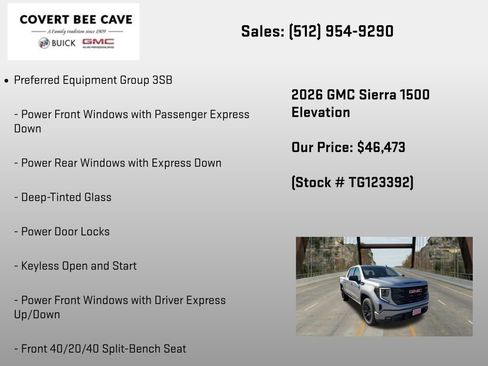 New 2026 GMC Sierra 1500 Elevation RWD image 6