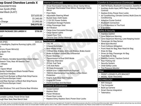 Used 2025 Jeep Grand Cherokee Laredo X RWD image 13