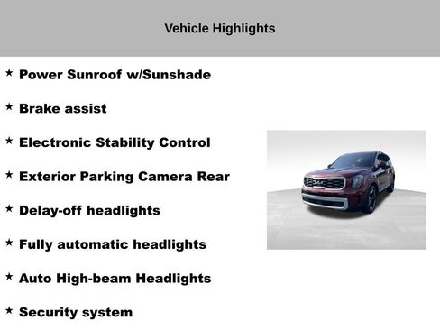 Used 2024 Kia Telluride S w/ S Sunroof Package AWD/4WD image 46