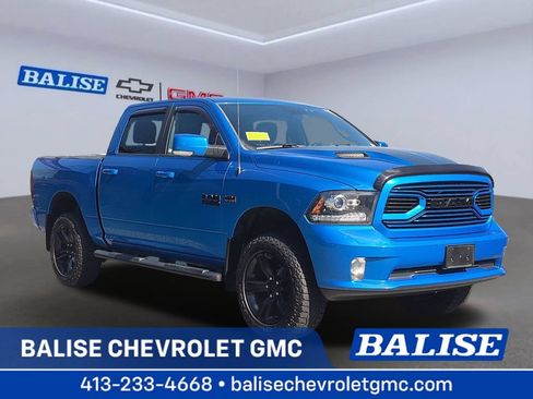 Used 2018 RAM 1500 Sport w/ Hydro Blue Sport Package AWD/4WD image 1