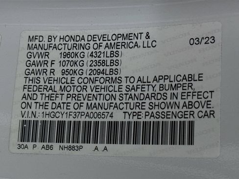Used 2023 Honda Accord EX image 30