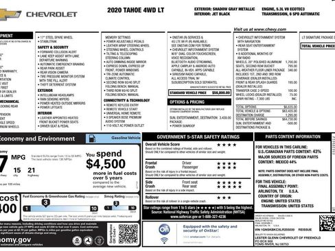 Used 2020 Chevrolet Tahoe LT image 9
