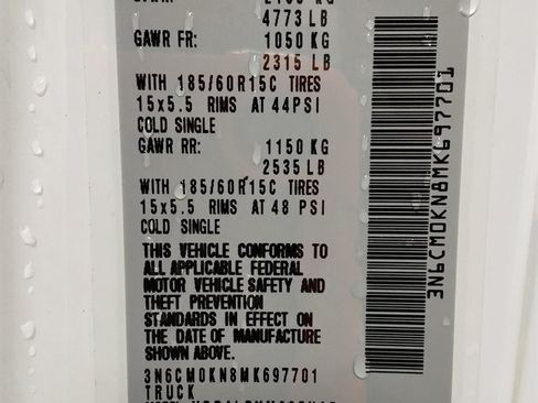 Used 2021 Nissan NV200 S FWD image 20