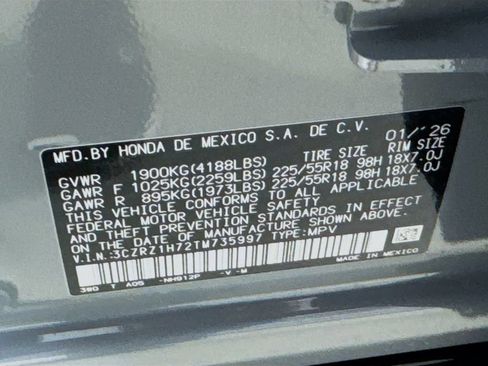 Used 2026 Honda HR-V EX-L image 42
