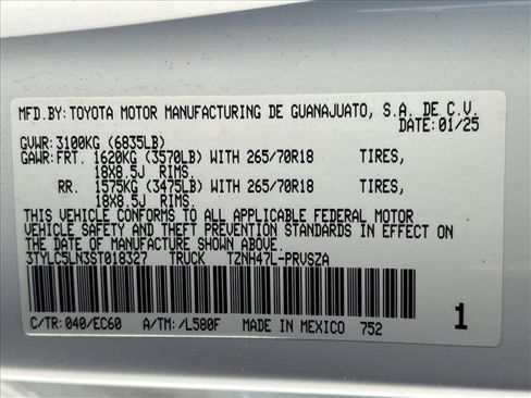 Certified 2025 Toyota Tacoma 4x4 Double Cab Hybrid image 26