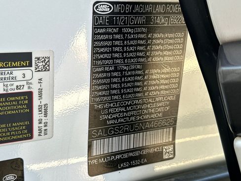 Used 2022 Land Rover Range Rover Westminster Edition AWD/4WD image 29