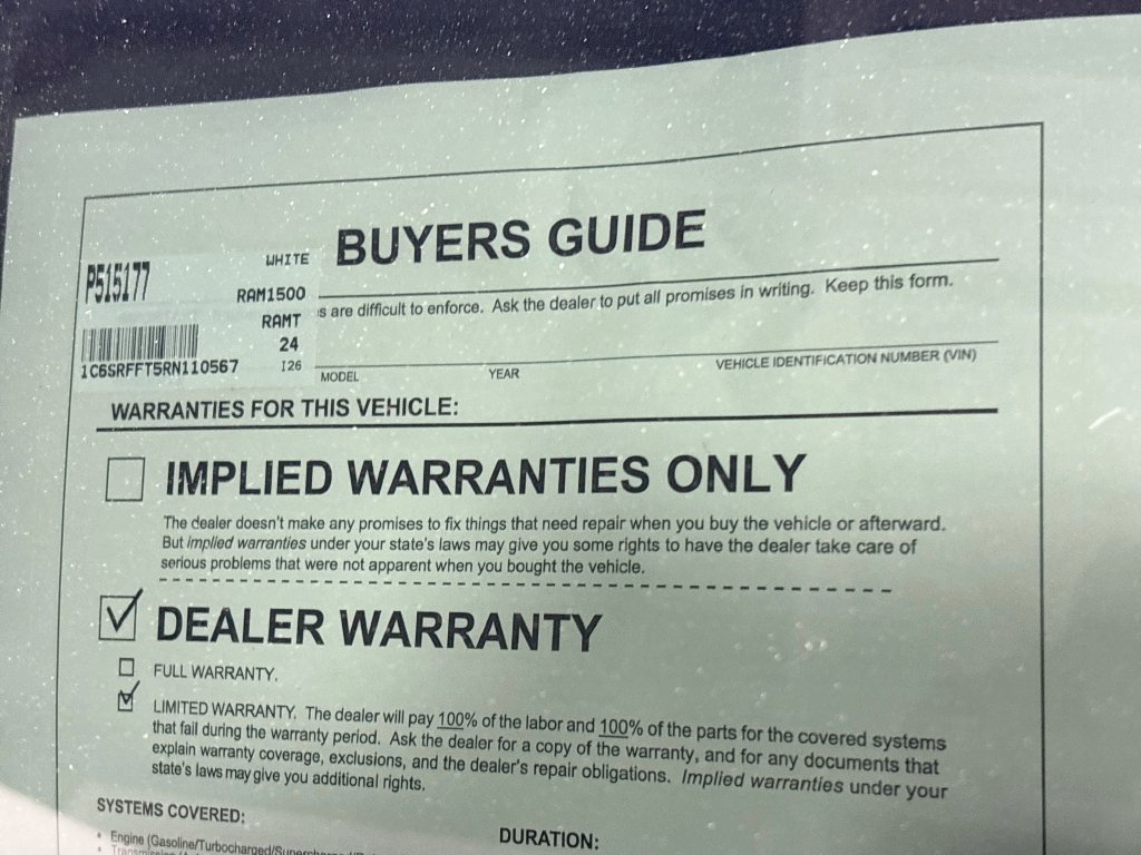 Certified 2024 RAM 1500 Big Horn AWD/4WD image 24