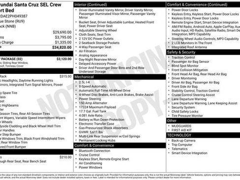 Used 2023 Hyundai Santa Cruz SEL w/ Activity Package image 13