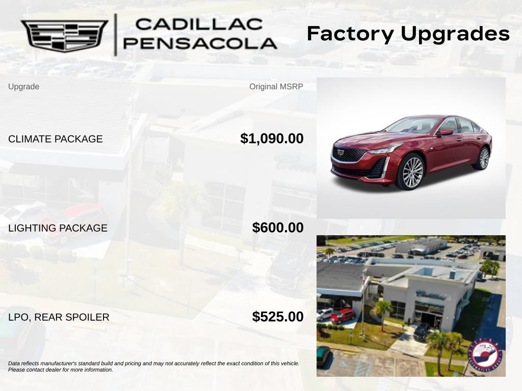 Certified 2023 Cadillac CT5 Premium Luxury w/ Parking Package AWD/4WD image 4