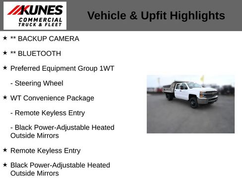 Used 2018 Chevrolet Silverado 3500 W/T w/ WT Convenience Package AWD/4WD image 3